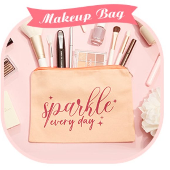 NWOT Women’s Makeup Accessory White Cosmetic Bag With Fun Saying-Hello Gorgeous - Picture 9 of 13